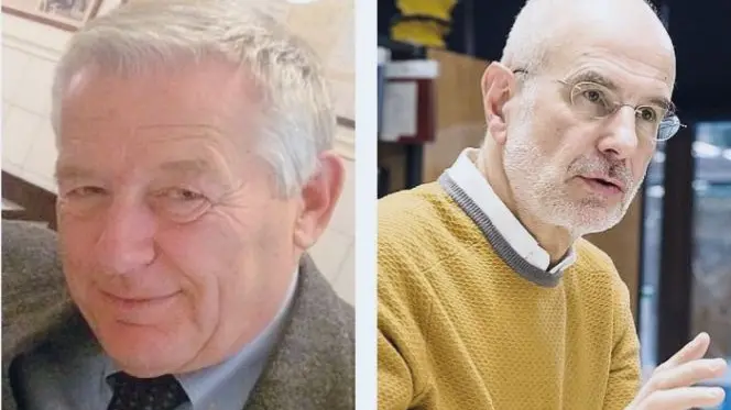 Francesco Gori, neo presidente di Benetton, e l'ad Marco Airoldi