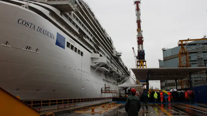 Varo Costa Diadema presso Fincantieri, Marghera.