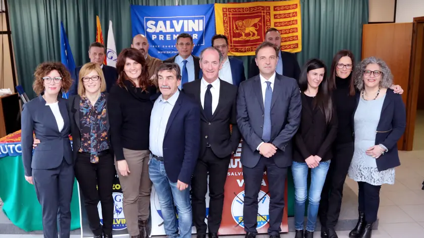AGOSTINI AG.FOTOFILM TREVISO CONFERENZA STAMPA SEDE DELLA LEGA AL K3