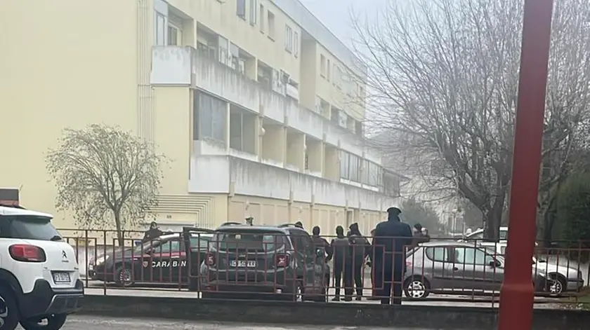 I reparti speciali dei carabinieri in via Gorizia a Preganziol