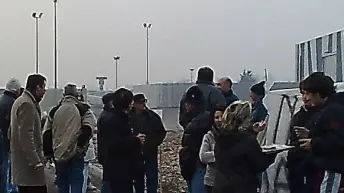 Una manifestazione alla Marcon
