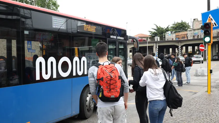 Un autobus della Mom a Treviso