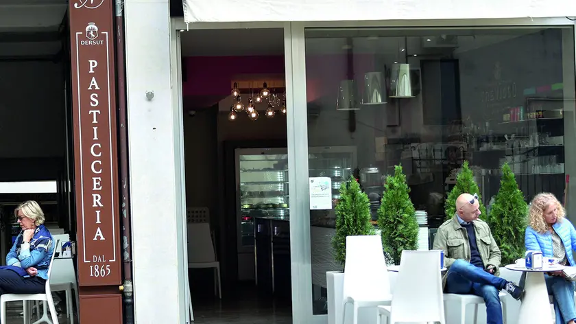 La pasticceria Nascimben in piazzetta della Torre a Treviso