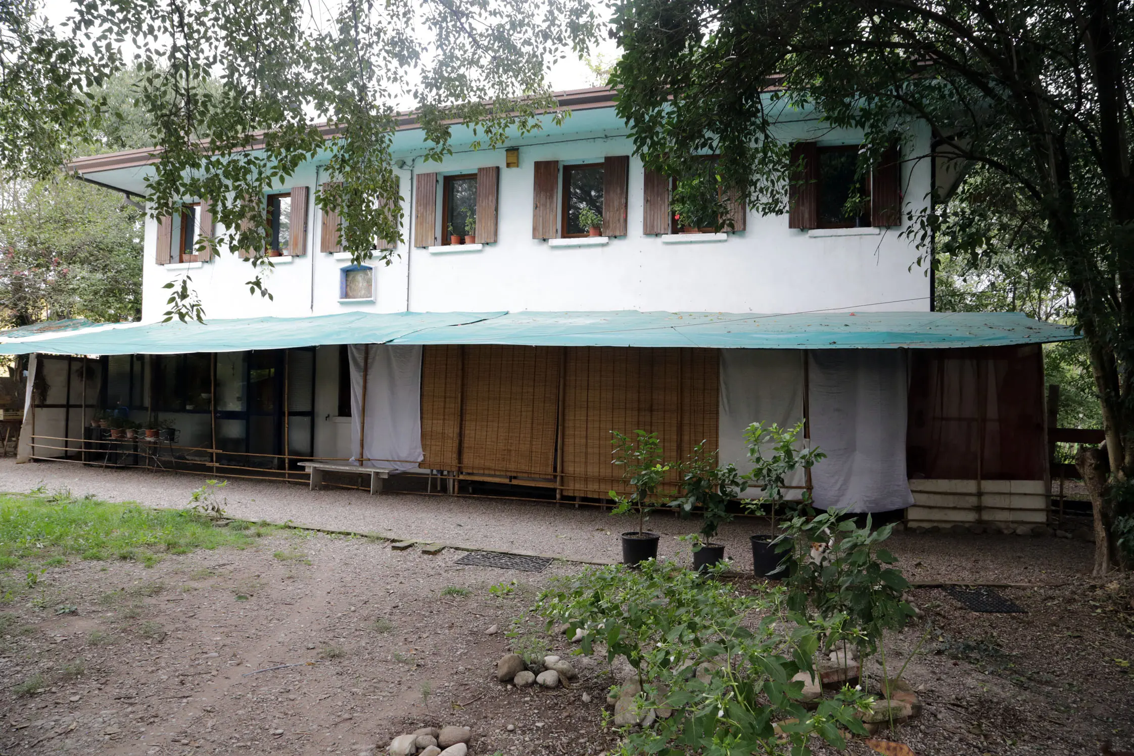La casa dalla quale sono stati sfrattati