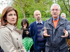Alessandra Moretti giovedì matttina a Nervesa
