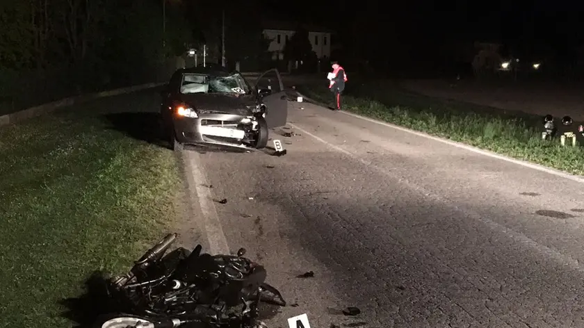 Il luogo dell'incidente mortale (foto NICCOLO' BUDOIA)
