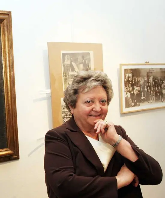 SPARVOLI TREVISO MOSTRA G. MAZZOTTI A VILLA LETIZIA, IN FOTO LA FIGLIA ANNA MOSTRA MAZZOTTI A VILLA LETIZIA