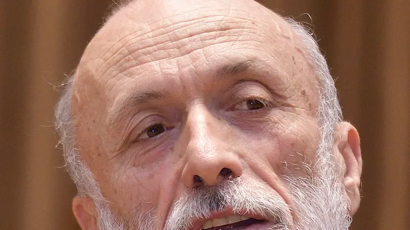 06/11/2016, Milano, Carlo Petrini fotografato all'Universita' Statale di Milano in occasione dell'incontro dal titolo A proposito di felicita'