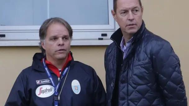Il mister Gianluca Rorato con il vicepresidente Paolo Pini