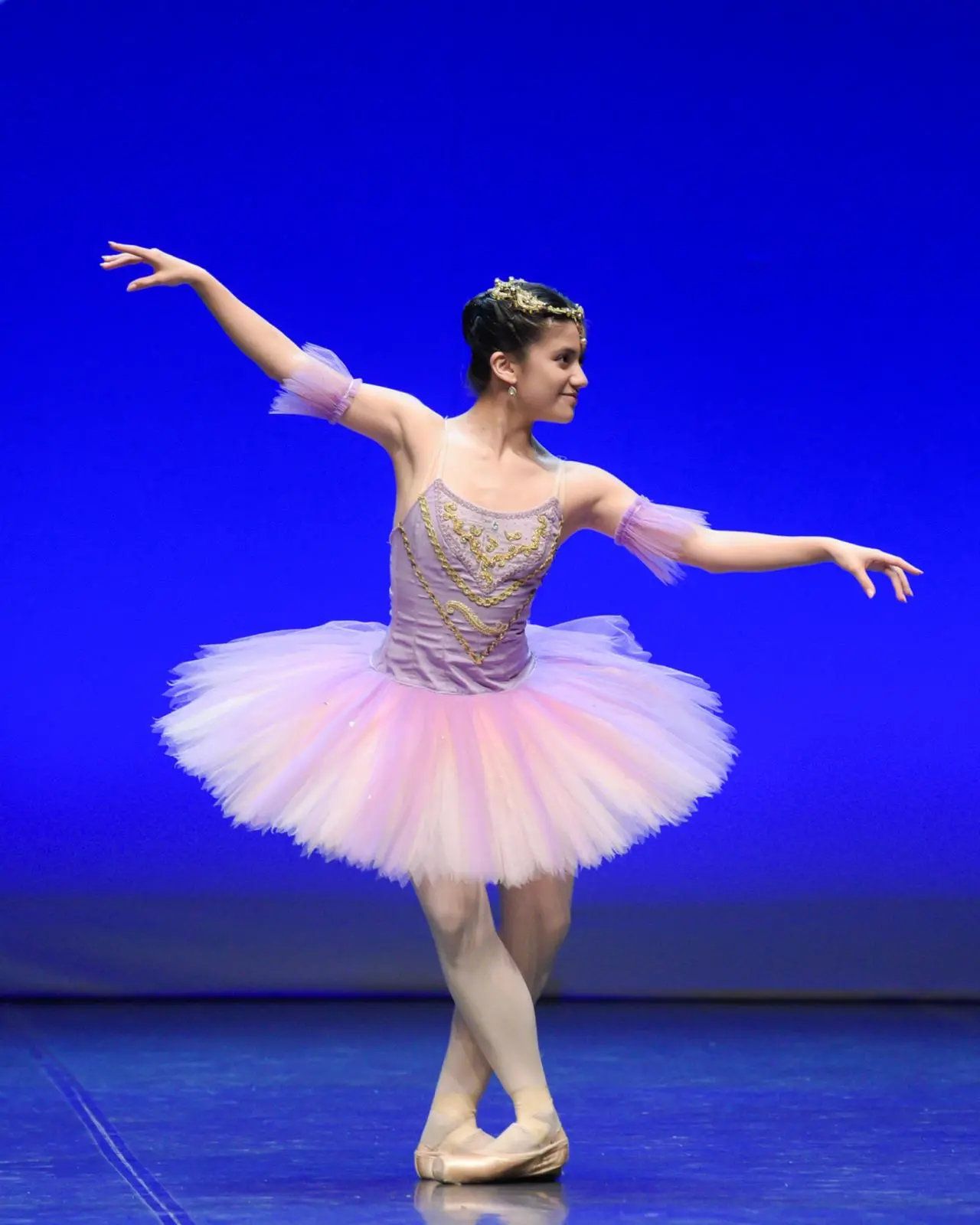 Durante un concorso di danza a Cattolica