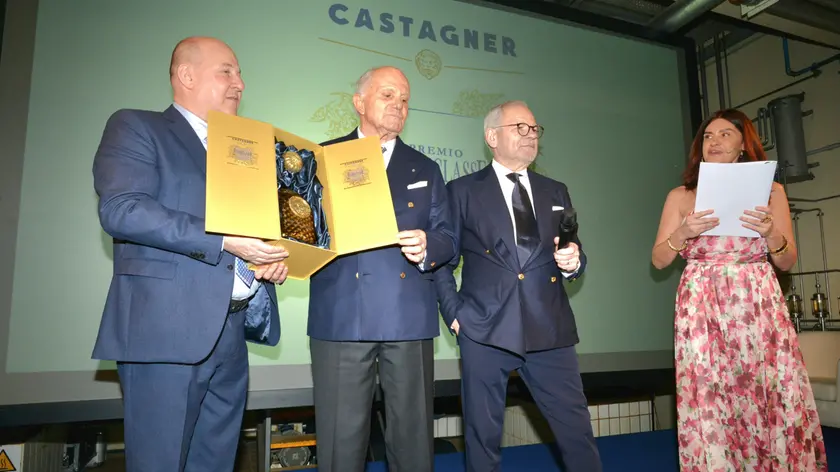 Da sinistra Bernardo Piazza, Gianfranco Zoppas e Roberto Castagner