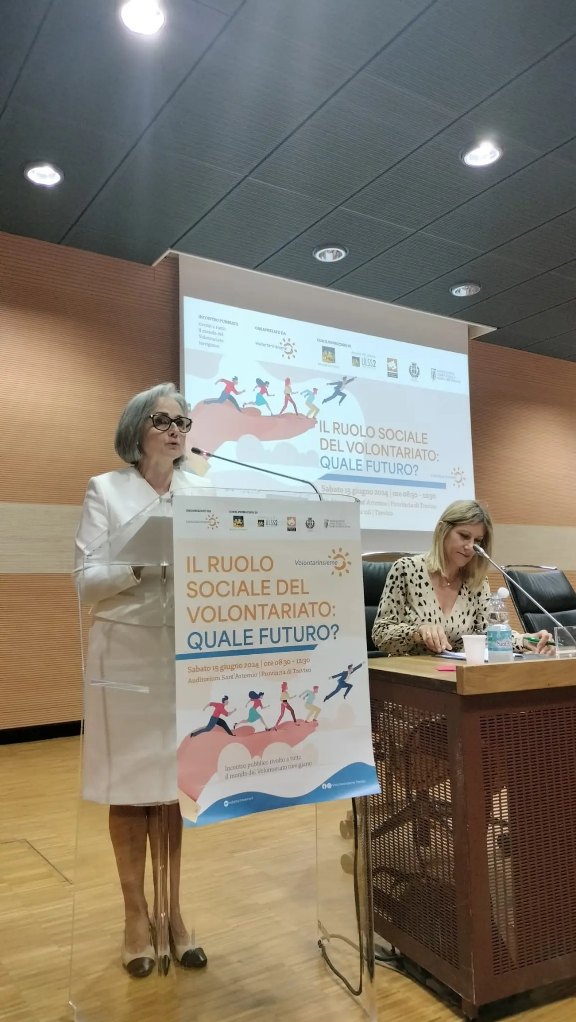 Anna Corò la presidente di Volontarinsieme