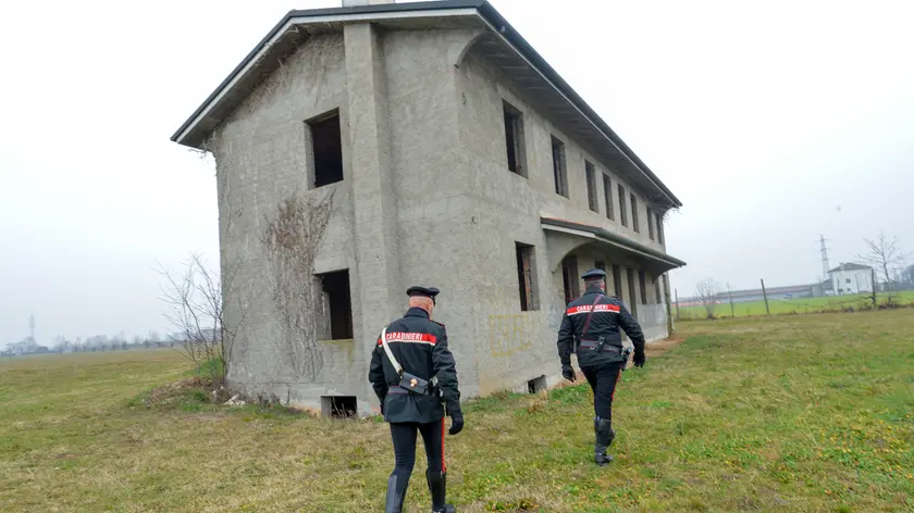 Il casolare di Vedelago dove avvenivano le violenze