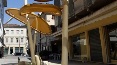 Le nuove «sedute» in via Cavour