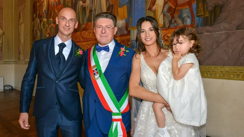 Il sindaco Antonio Miatto ha celebrato le nozze della figlia