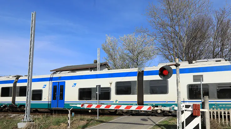 Borin Conegliano passaggio a livello in via Cal dell'Oca