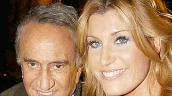 Emilio Fede, direttore del Tg4, e Raffaella Zardo
