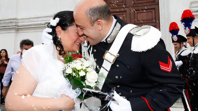 Borghesi Signoressa matrimonio tra Massimiliano Nesto carabiniere e Luana Tagliente poliziotta