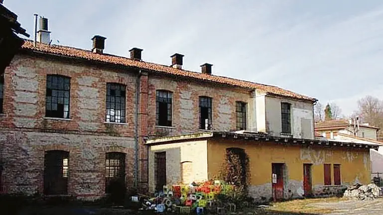 Una parte del complesso industriale della vecchia filanda di Cornuda