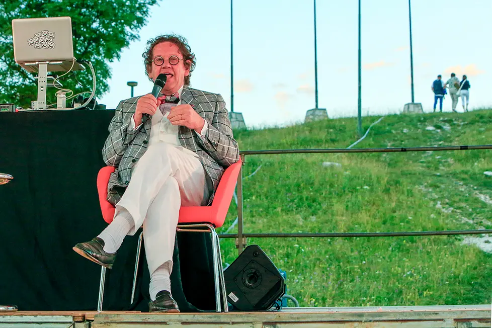 Ferrazza Monte Tomba incontro con Philippe Daverio