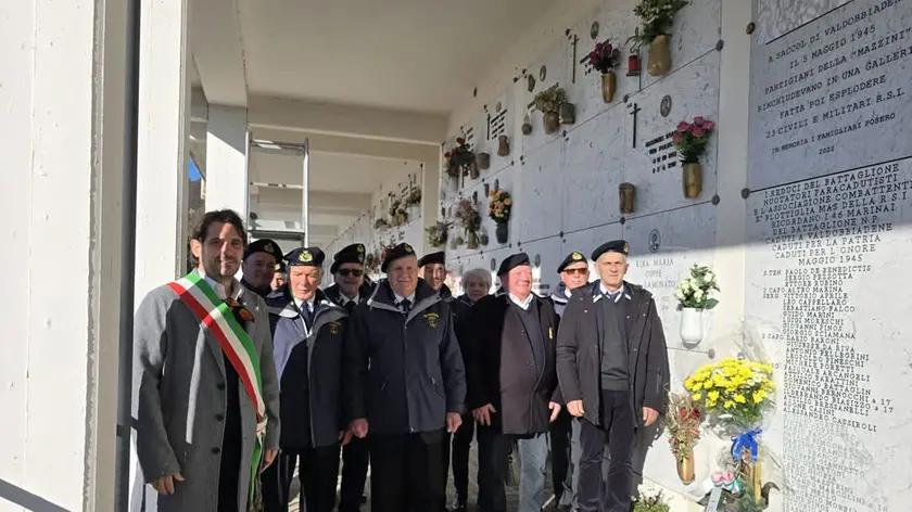 Il vicesindaco di Valdobbiadene Pierantonio Geronazzo alla celebrazione