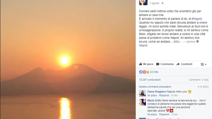 Il post di Valeria