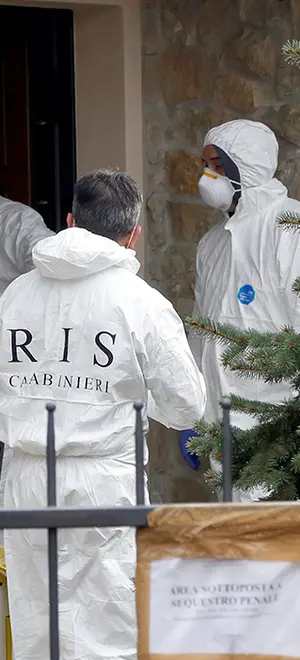 DeMarchi Cornuda i carabinieri dei RIS in abitazione di via Jona