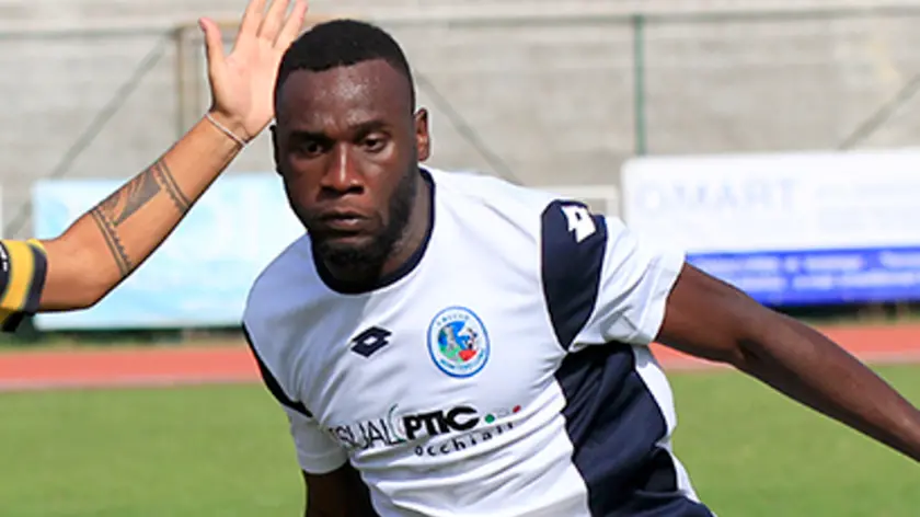 Bolognini Montebelluna calcio Montebelluna contro Adriese Giuseppe Arvia e Valeriano Nchama