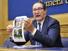 23/06/2014 Roma, sala stampa della Camera dei Deputati, conferenza stampa di Giancarlo Galan per illustrare la sua memoria difensiva presentata alla giunta per le autorizzazioni in merito alle vicende giudiziarie che lo vedono coinvolto nell' inchiesta Mose