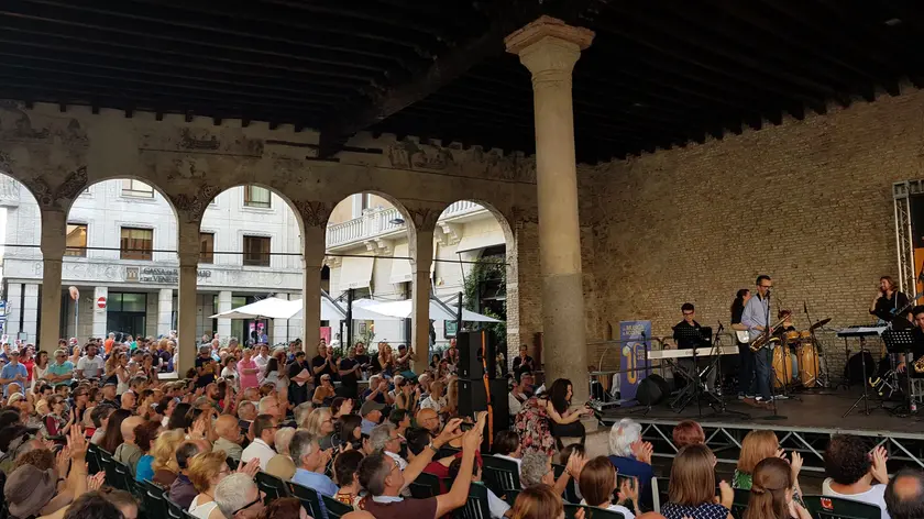 Un momento dell'edizione 2018 di Treviso Suona Jazz alla Loggia dei Cavalieri