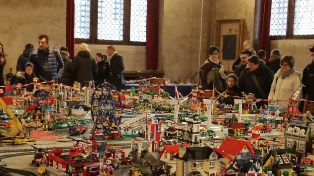 Uno dei modellini esposti in mostra