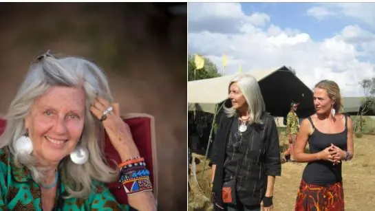 Kuki Gallmann con la figlia Sveva nel profilo fb in cui si annuncia il ritorno in Kenya