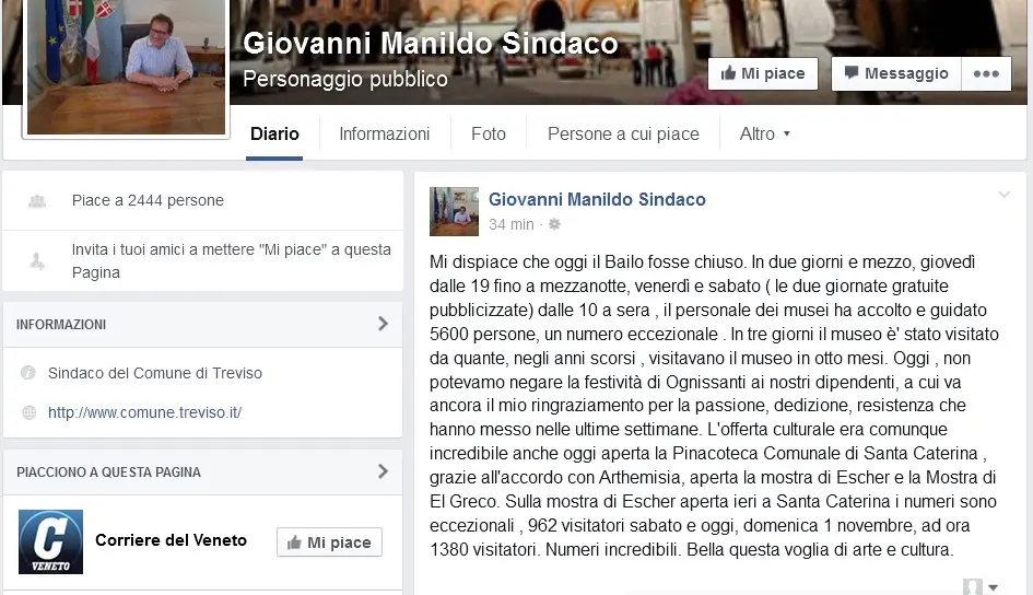 il post di manildo
