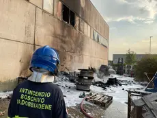 L'intervento dei volontari dell'Avab sabato sera a Vidor (foto Avab Valdobbiadene)