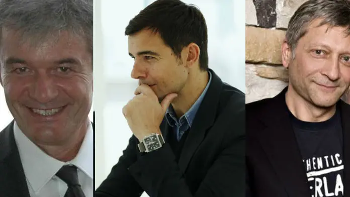 Da sinistra Maldini, Mollanger, Messini