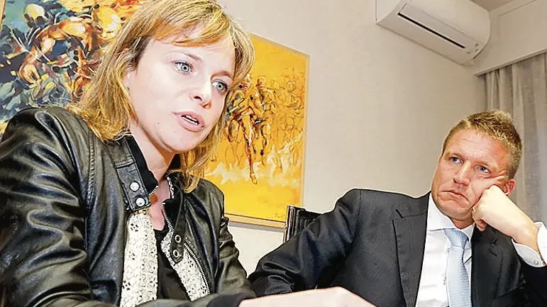 Borin Montebelluna Emanuela Petrillo e avv Paolo Salandin