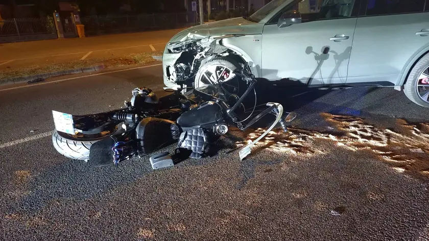 Incidente a Casella d'Asolo (foto Maccagnan)