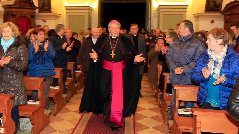 DeMarchi Cendrole messa del vescovo di Mantova per chiusura anno di Papa Pio X