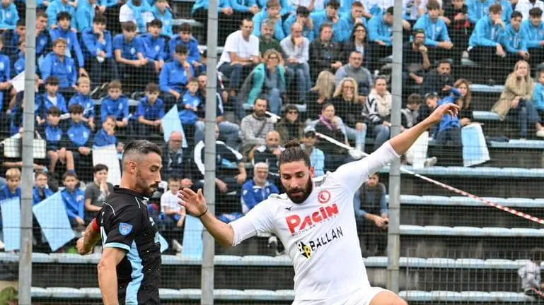 La partita Treviso-Camposarsego allo stadioTenni