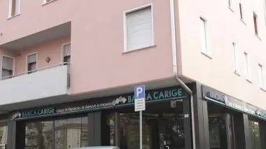La filiale della Carige di Silea