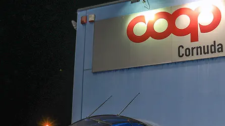 Filippi Cornuda rapina al supermercato COOP