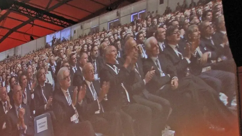 AGOSTINI AG.FOTOFILM SPRESIANO ASSEMBLEA DI UNINDUSTRIA TV. A LOVADINA