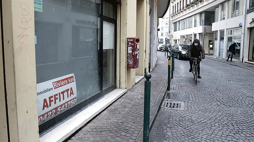 Uno scorcio di via Manin
