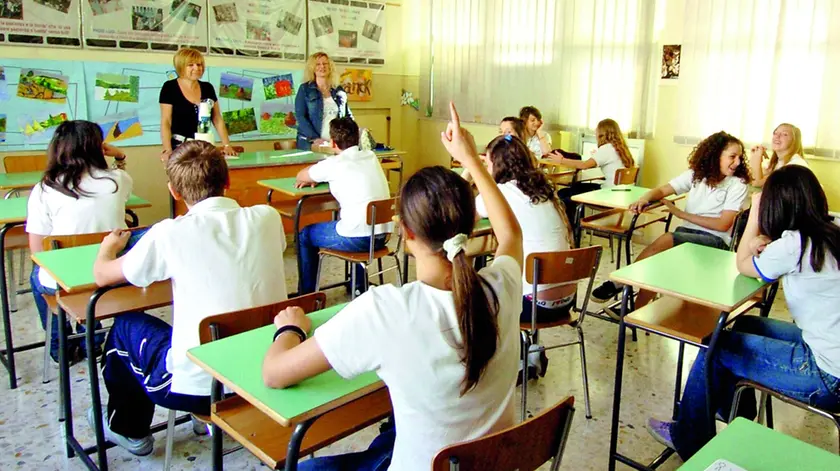 Studenti in una classe