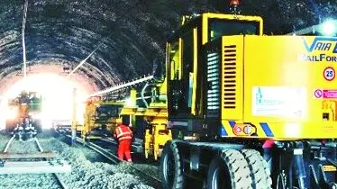 Un cantiere ferroviario gestito dalla Bonaventura Srl